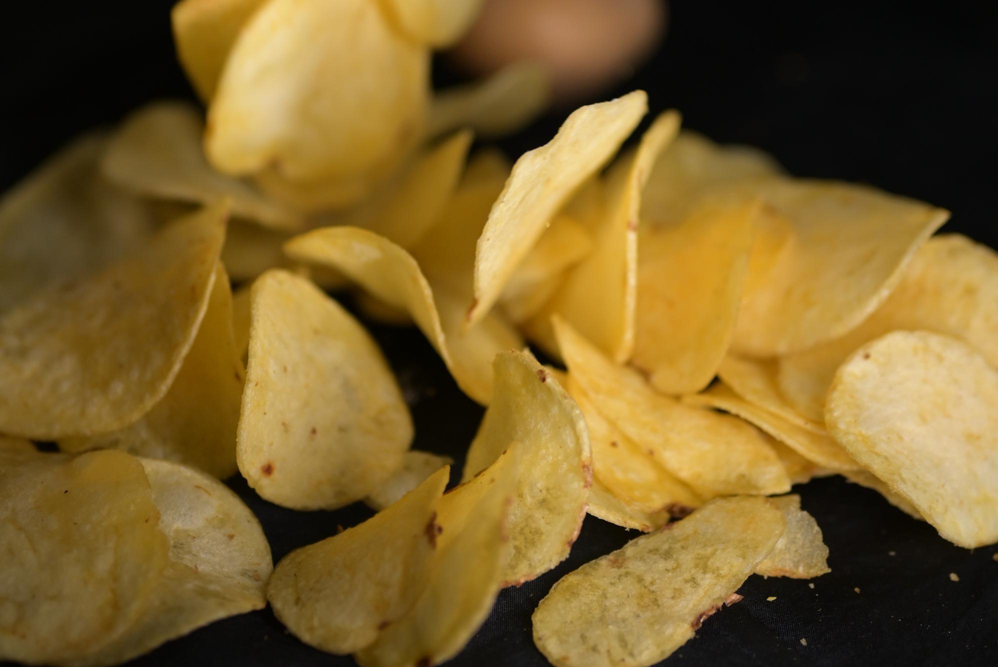 Salty Potato Chips Snacks